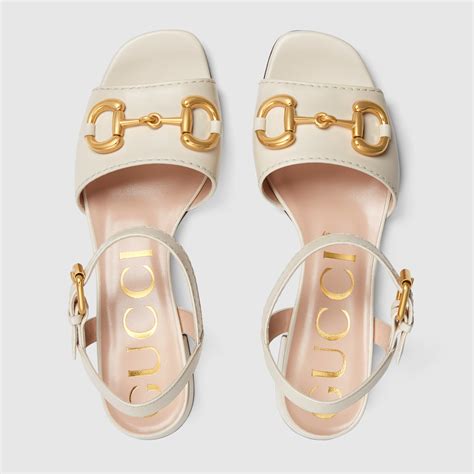 gucci sandal white|white Gucci sandals women's.